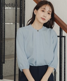 Petitjo | 小さいサイズ　2WAYスキッパーブラウス　低身長さん・小柄女性(シャツ/ブラウス)