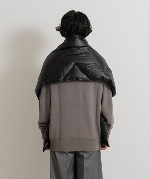THE GOODLAND MARKET(ザグッドランドマーケット)の「『別注』KWD×ザ グッドランド マーケット GREEN DOWN STALL(マフラー・レディース・BLACK・one)」の13枚目の写真