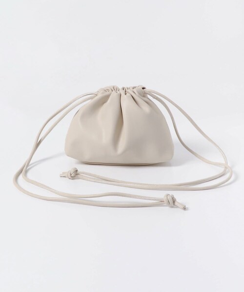 URBAN RESEARCH Sonny Label（アーバンリサーチサニーレーベル）の「スムースギャザーポシェット（ショルダーバッグ・レディース・エクリュ/ニュアンスイエロー/ブラック・one）」の8枚目の写真