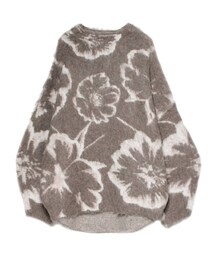 LAGUNAMOON | フラワージャガードニットプルオーバー(ニット/セーター)