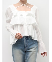 EVRIS | フリルボリュームチュニック(シャツ/ブラウス)