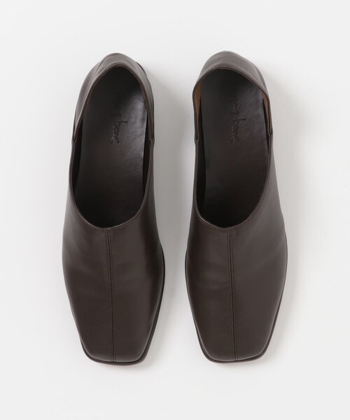 URBAN RESEARCH Sonny Label（アーバンリサーチサニーレーベル）の「スクエアフラットスリッポン（スリッポン・レディース・ブラック/エクリュ/ブラウン・S/M/L）」の19枚目の写真