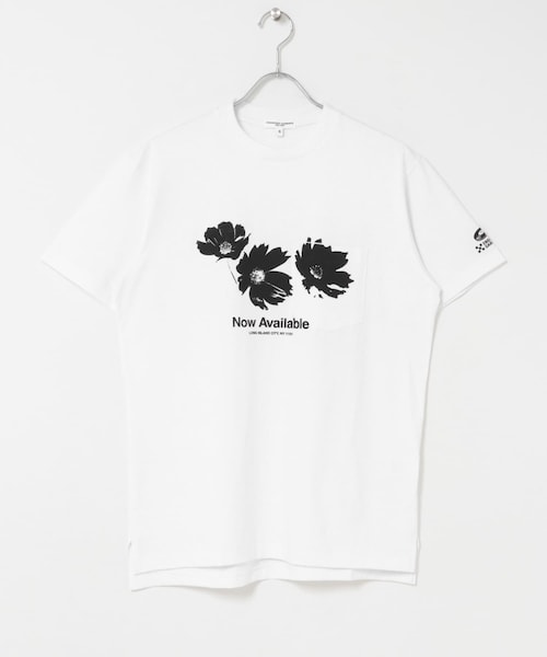 URBAN RESEARCH(アーバンリサーチ)の「Engineered Garments PRINTED CROSS CREW TEE(Tシャツ/カットソー・メンズ・White/Black/Grey・S/M/L)」の1枚目の写真