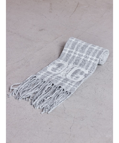 GYDA（ジェイダ）の「Symmetry GYDA original マフラー（マフラー・レディース・グレー/ライトミックス/ブラック/ミックス/ダークミックス・F）」の7枚目の写真