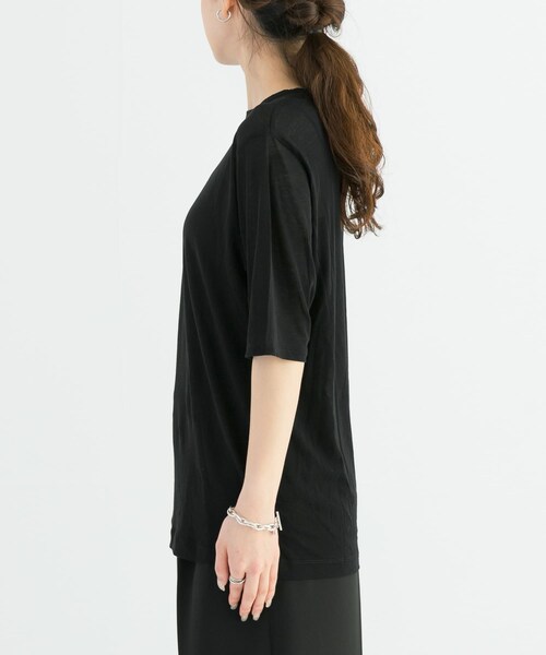 URBAN RESEARCH(アーバンリサーチ)の「『MADE IN JAPAN』ドライツイストシアーTシャツ(Tシャツ/カットソー・レディース・ICE GRAY/WHITE/BLACK・FREE)」の11枚目の写真