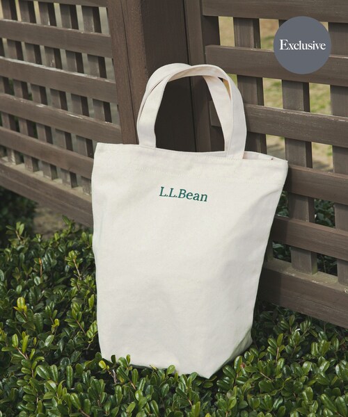 URBAN RESEARCH DOORS（アーバンリサーチドアーズ）の「『別注』L.L.Bean×DOORS　Shoulder Strap Tote M（ショルダーバッグ・レディース・Natural/Black/CarbonGray・one）」の4枚目の写真
