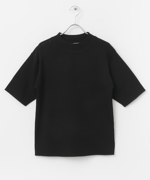 ITEMS URBANRESEARCH（アイテムズ アーバンリサーチ）の「ソウバリハンソデニット（ニット/セーター・レディース・BLK/OFF/K.BEG・FREE）」の22枚目の写真