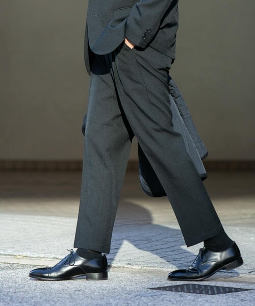 URBAN RESEARCH DOORS（アーバンリサーチドアーズ）の「LIFE STYLE TAILOR　ツイルストレッチパンツ（スラックス・メンズ・NAVY/KHAKI/GREIGE・S/M/L/XL）」の7枚目の写真