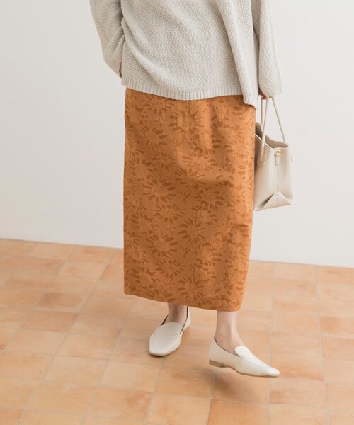 URBAN RESEARCH DOORS(アーバンリサーチドアーズ)の「ジャガードストレートスカート(スカート・レディース・IVORY/CAMEL・M)」の19枚目の写真