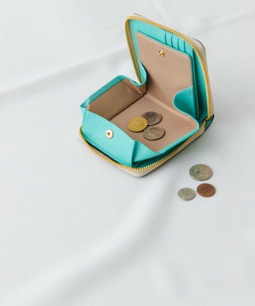 RODE SKO（ロデスコ）の「二つ折りミニ財布（財布・レディース・GUNMETAL2/L.GRAY/GREEN/BLACK/ORANGE/GOLD/GUNMETAL/MINT/YELLOW/L.GRAY2/L.PINK/MINT2/YELLOW2/SAXBLUE/GOLD2・one/One）」の19枚目の写真