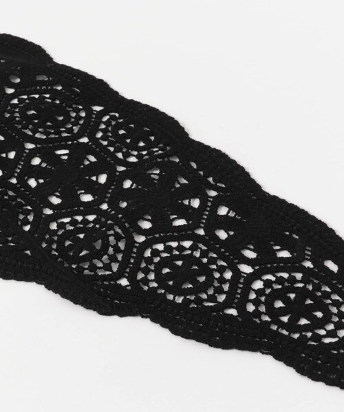 URBAN RESEARCH DOORS（アーバンリサーチドアーズ）の「レーススカーフ（ストール/ショール・レディース・OFF WHITE/BLACK・One）」の10枚目の写真