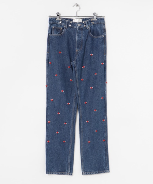 THE GOODLAND MARKET（ザグッドランドマーケット）の「neith.tokyo　Upcycling Flower Denim（デニムパンツ・レディース・Assort 1/Assort 2/Assort 3・one）」の3枚目の写真