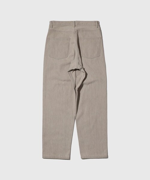 ADAM ET ROPE'(アダムエロペ)の「【AURALEE/オーラリー】FADED HARD TWIST BROWN DENIM WIDE PANTS(デニムパンツ・メンズ・ライトグレー・28/30/32/34)」の14枚目の写真