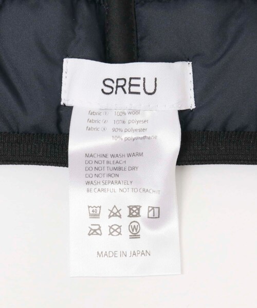 THE GOODLAND MARKET（ザグッドランドマーケット）の「SREU　ウールキルティングフード（ニットキャップ/ビーニー・レディース・BROWN/NAVY・FREE）」の17枚目の写真