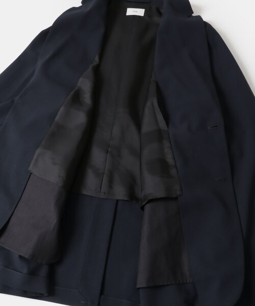 URBAN RESEARCH(アーバンリサーチ)の「ATON HIGH TWIST WOOL JACKET(テーラードジャケット・メンズ・BLACK/NAVY・4/6)」の11枚目の写真