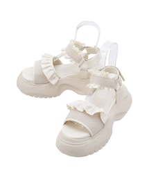 merry jenny | フリルメッシュスニーカーサンダル(サンダル)