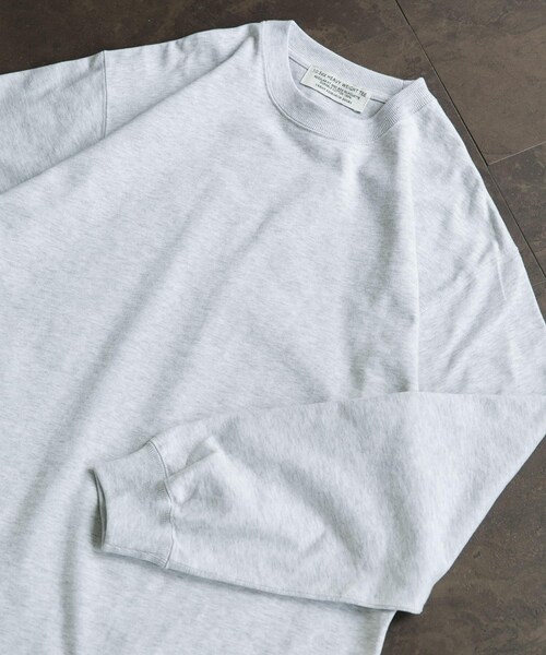URBAN RESEARCH DOORS(アーバンリサーチドアーズ)の「10.5オンス ヘビーウェイトロングスリーブTシャツ(Tシャツ/カットソー・メンズ・WHITE/ASH GRAY/INK BLACK/PURPLE・M/L)」の5枚目の写真