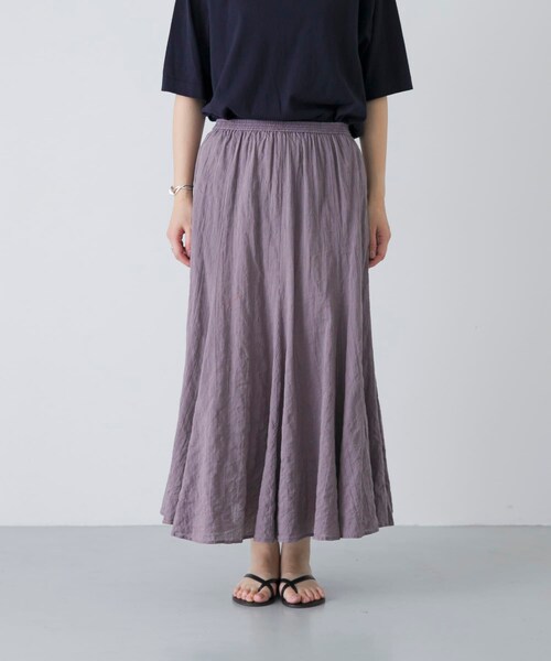 かぐれ（カグレ）の「MEYAME　PLEATED FLARE SKIRT（スカート・レディース・BLUE/RED・Free）」の11枚目の写真