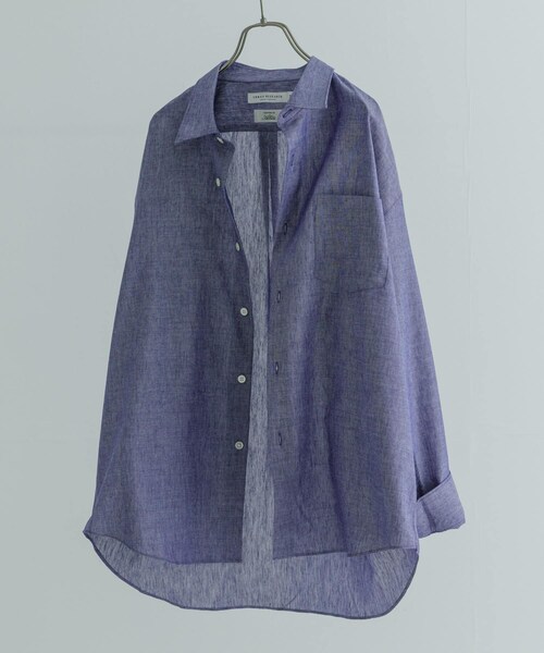URBAN RESEARCH(アーバンリサーチ)の「ALBINI LINEN OVER SHIRTS(シャツ/ブラウス・メンズ・SAX/WHITE/PINK/M/BLUE・S/M/L)」の18枚目の写真