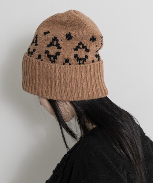 THE GOODLAND MARKET（ザグッドランドマーケット）の「AIGLE EXPERIENCE BY ETUDES STUDIO　スノーフレーク ビーニー（ニットキャップ/ビーニー・レディース・ESPRESSO/M.BLUE・one）」の5枚目の写真