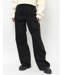 EVRIS | タックワイドデニムパンツ(デニムパンツ)