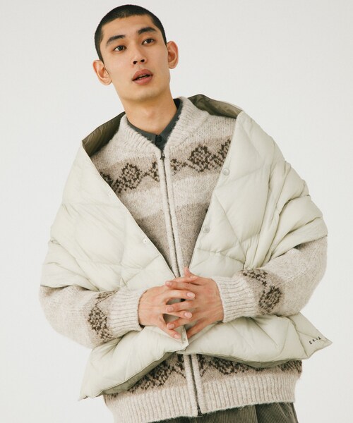 EKAL（エカル）の「TATESHINAカウチンニット（カーディガン/ボレロ・メンズ・マウンテン/ディア・M/L）」の20枚目の写真