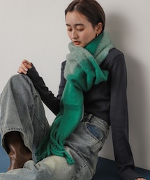 SENSE OF PLACE by URBAN RESEARCH | 『一部WEB限定カラー』パネルボーダーストール(マフラー)