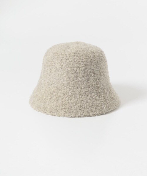 URBAN RESEARCH DOORS(アーバンリサーチドアーズ)の「ブークレバケハ(ハット・レディース・GREIGE/BLACK・one)」の13枚目の写真