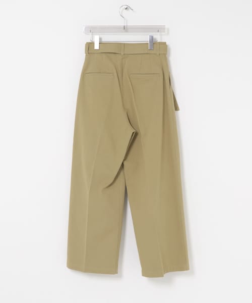URBAN RESEARCH（アーバンリサーチ）の「ベルト付きタックワイドチノパンツ（チノパンツ・レディース・L.BEIGE/BEIGE・36/38/40）」の11枚目の写真