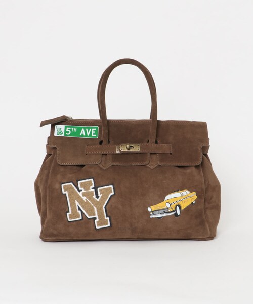 URBAN RESEARCH（アーバンリサーチ）の「MIA BAG　DUE MANICI PATCH NEW YORK（ハンドバッグ・レディース・CIOCCOLATO・Free）」の3枚目の写真
