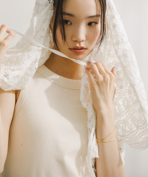 URBAN RESEARCH DOORS（アーバンリサーチドアーズ）の「Natural Cotton TankTop（タンクトップ・レディース・NATURAL/ASH・Free）」の3枚目の写真