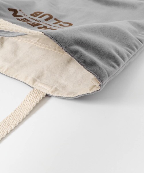 URBAN RESEARCH DOORS（アーバンリサーチドアーズ）の「『別注』beej×DOORS　ベロアトート（トートバッグ・レディース・GRAY/BURGUNDY・one）」の20枚目の写真