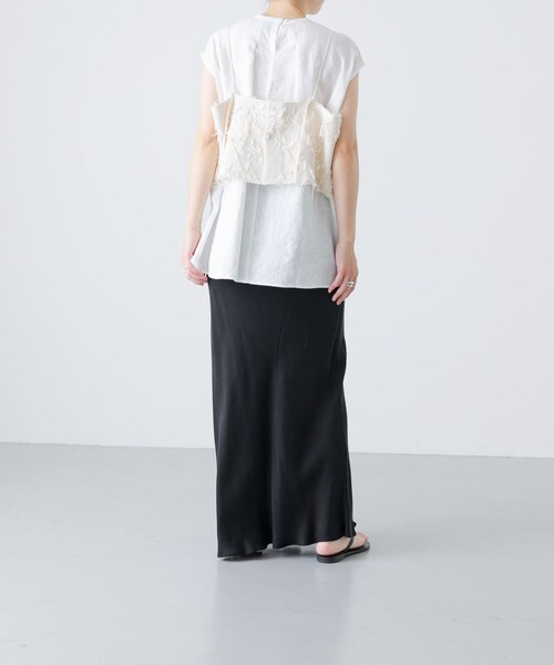 かぐれ（カグレ）の「ジャガードキャミソール（キャミソール・レディース・IVORY・FREE）」の10枚目の写真