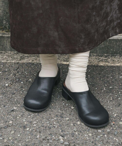 SENSE OF PLACE by URBAN RESEARCH（センスオブプレイスバイアーバンリサーチ）の「ワイドトゥヒールスリッポン（その他シューズ・レディース・BLACK/BROWN・S/M/L）」の14枚目の写真