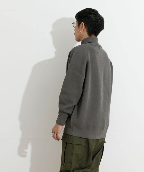 THE GOODLAND MARKET（ザグッドランドマーケット）の「KEIMEN　KM-Turtleneck knit（ニット/セーター・メンズ・Green/Black/Gray・M/L/XL）」の21枚目の写真