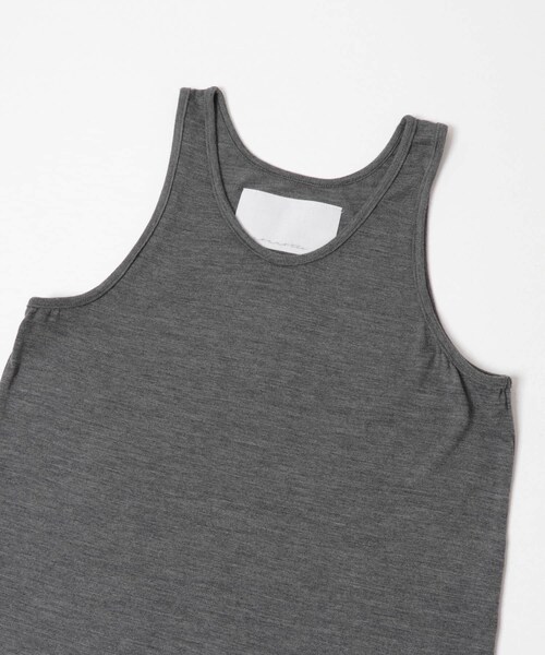 URBAN RESEARCH(アーバンリサーチ)の「nonnotte STANDARD TANK TOP(タンクトップ・メンズ・CHARCOAL・4/5)」の4枚目の写真
