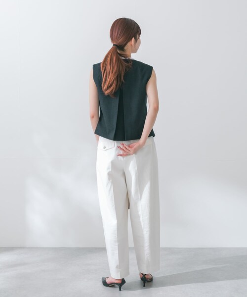URBAN RESEARCH ROSSO（アーバンリサーチロッソ）の「ネップツイードコンパクトジレ（ベスト・レディース・NAVY/IVORY・FREE）」の17枚目の写真