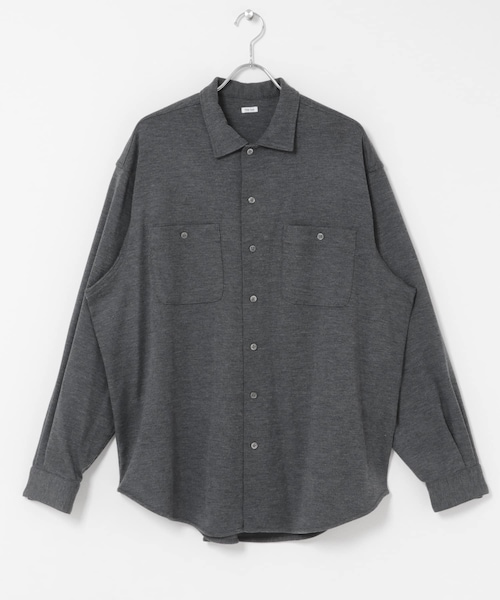 URBAN RESEARCH(アーバンリサーチ)の「THE DAY WOOL FRAISE SHIRT JACKET(テーラードジャケット・メンズ・BLACK/GRAY・2/3)」の2枚目の写真