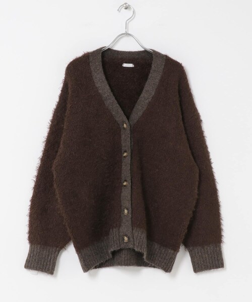 ITEMS URBANRESEARCH（アイテムズ アーバンリサーチ）の「シャギービッグカーディガン（カーディガン/ボレロ・レディース・BEG/L.GRY/BRN・Free）」の10枚目の写真