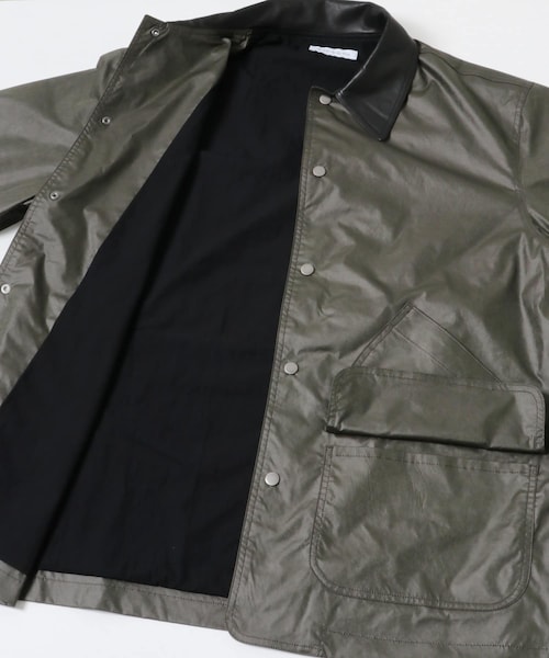 URBAN RESEARCH（アーバンリサーチ）の「NYLON HUNTING JACKET（テーラードジャケット・メンズ・BLACK/KHAKI・M/L）」の8枚目の写真