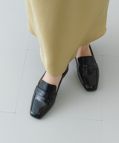 RODE SKO（ロデスコ）の「『MADE IN JAPAN』3cmヒールローファー（ローファー・レディース・BLACK/LIGHT GRAY・36/37/38）」の5枚目の写真