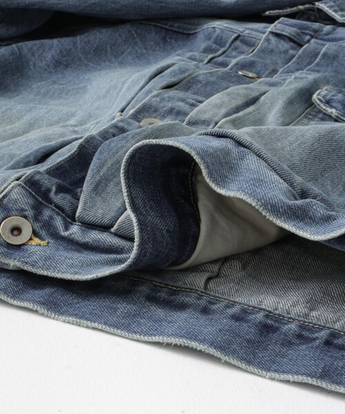 URBAN RESEARCH DOORS（アーバンリサーチドアーズ）の「marka　TYPE-1 DENIM JACKET（デニムジャケット・メンズ・UsedWashed・2/3）」の8枚目の写真