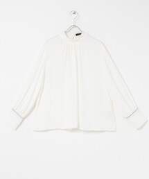 URBAN RESEARCH ROSSO WOMEN | ギャザーハイネックブラウス(シャツ/ブラウス)