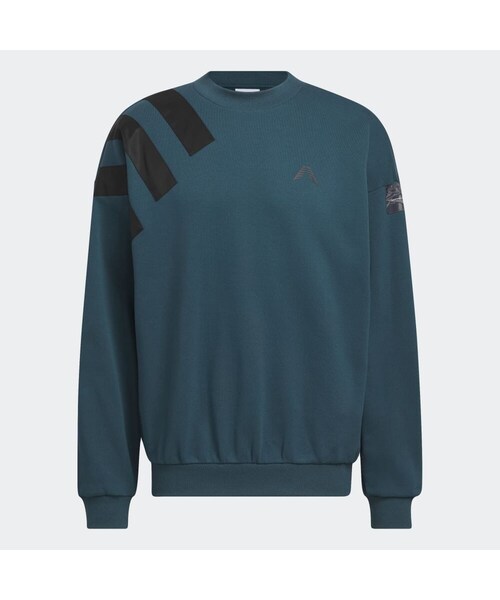 adidas（アディダス）の「アンソニー・エドワーズ 1 ファウンデーション クルーネックスウェット（トップス・メンズ・アークティックナイト/クラウドホワイト/ブルー/ホワイト/ブラック・S/M/L/XL/2XL/3XL/XS/4XLT/J/S/J/M/J/L/J/XL/J/2XL/J/3XL/2XS/4XL/5XL/6XL/MT/LT/XLT/2XLT/3XLT/5XLT/6XLT/J/2XS/J/XS/J/4XL/J/5XL）」の3枚目の写真