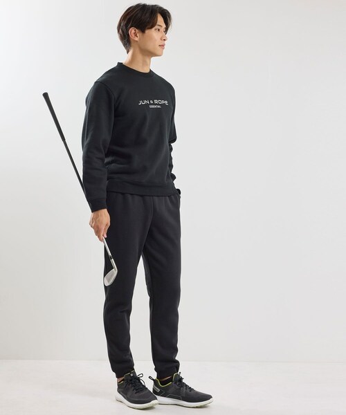 ROPE'（ロペ）の「【ESSENTIAL】フロントロゴ裏起毛トレーナー/セットアップ対応（スウェット・レディース・ブラック/グレー・L/M/XL）」の13枚目の写真