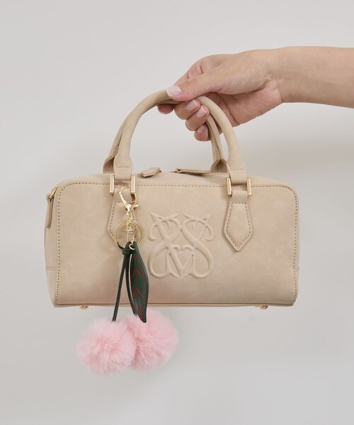 VIS（ビス）の「チェリーファーチャーム（キーホルダー・レディース・レッド/ピンク・F）」の5枚目の写真