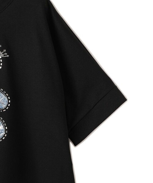 Jayro(ジャイロ)の「ベアーデコレーションTシャツ(Tシャツ/カットソー・レディース・ブラック/ホワイト系・F)」の20枚目の写真