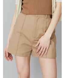 EVRIS | ピンタックストレッチショートパンツ(その他パンツ)