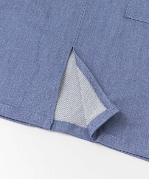 ITEMS URBANRESEARCH（アイテムズ アーバンリサーチ）の「ワークポケットデニムジャンパースカート∴（デニムスカート・レディース・NVY/BLU・FREE）」の8枚目の写真