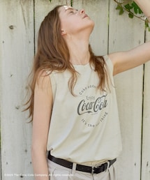 ADAM ET ROPE' | 【Coca-Cola】ビンテージライクノースリーブTシャツ(Tシャツ/カットソー)